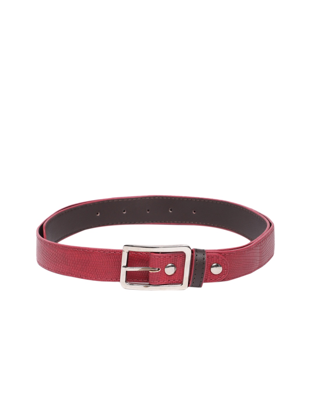 

Baggit Women Textured Belt, Red