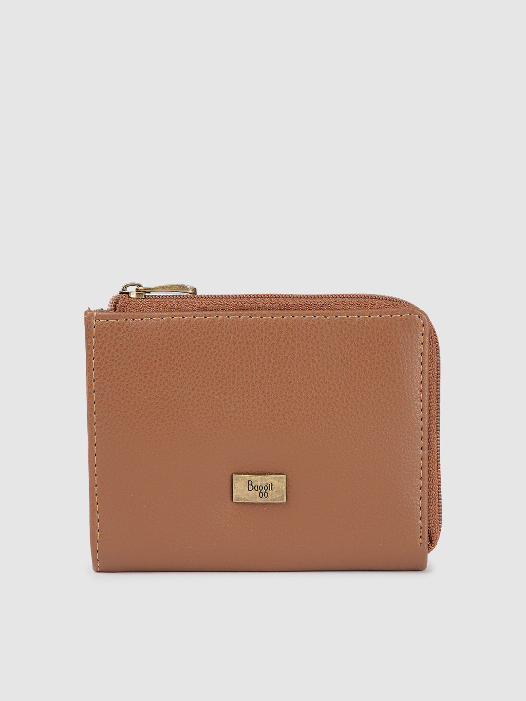 

Baggit Men Abstract Textured Card Holder, Brown