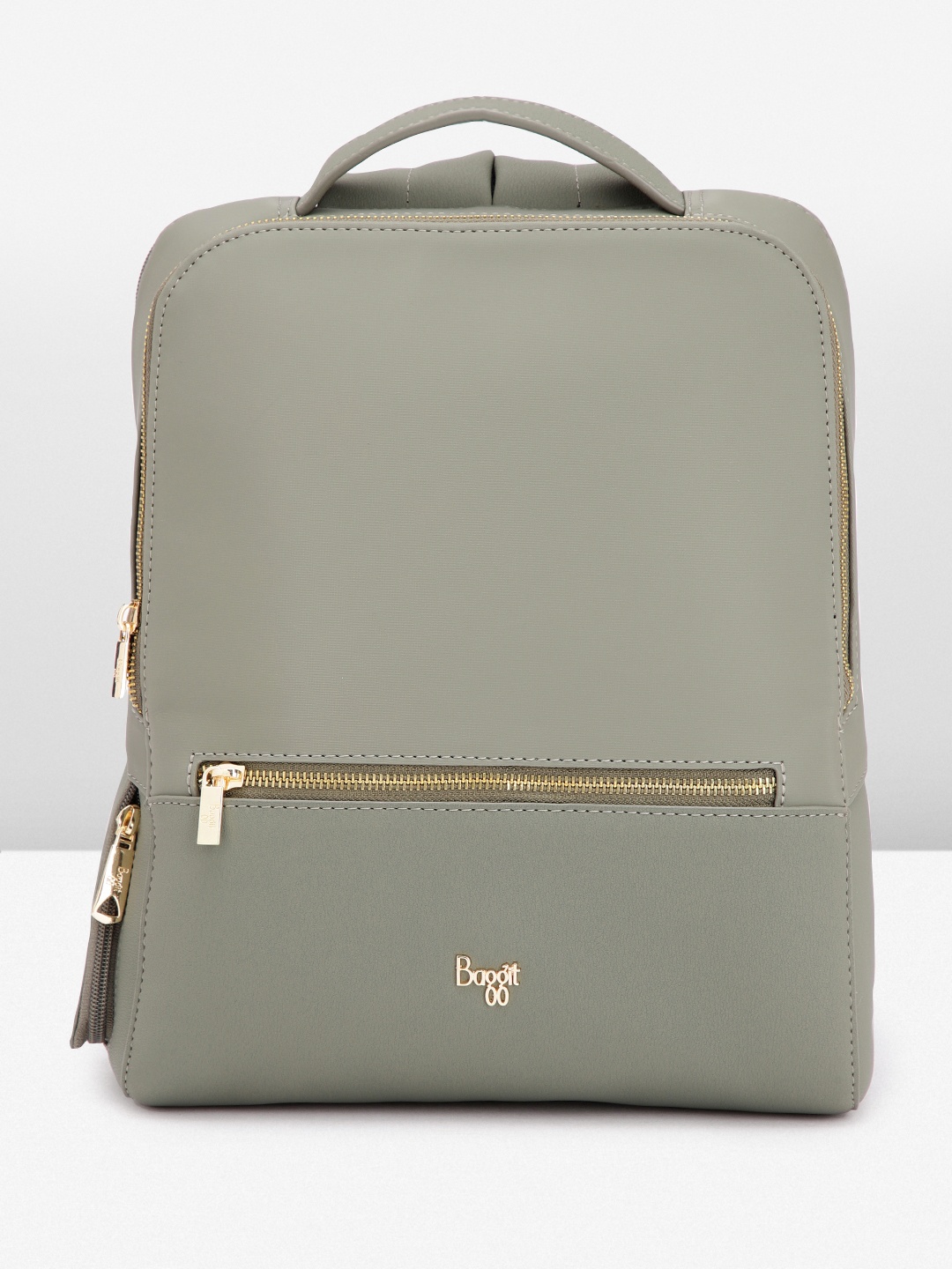 

Baggit Women Solid Small Backpack, Green