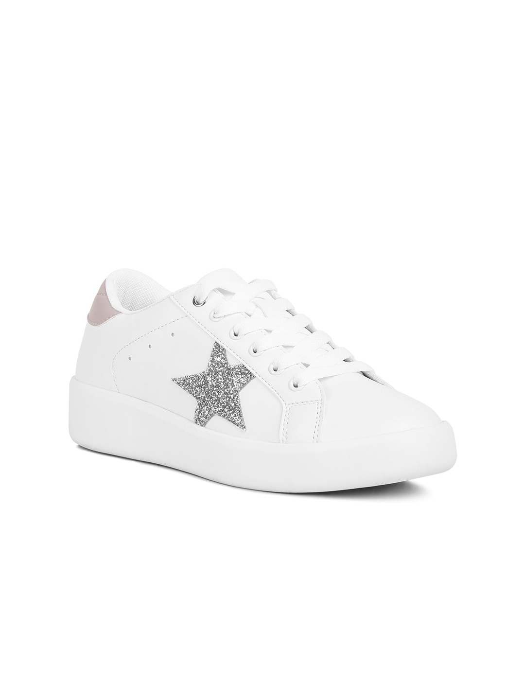 

London Rag Women White Printed Sneakers