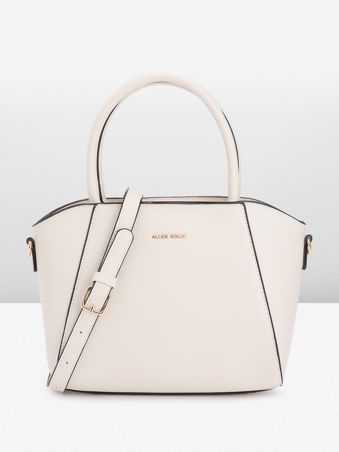 

Allen Solly Women Solid Handheld Bag, White
