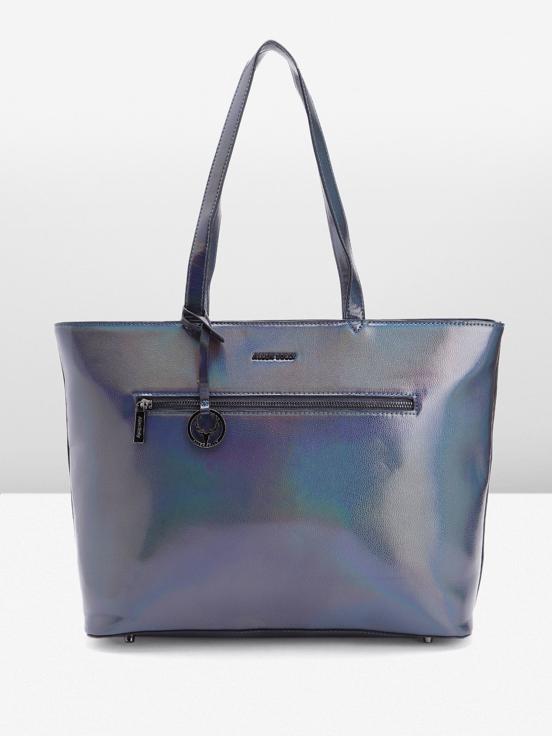

Allen Solly Structured Shoulder Bag with Laptop Sleeve, Blue