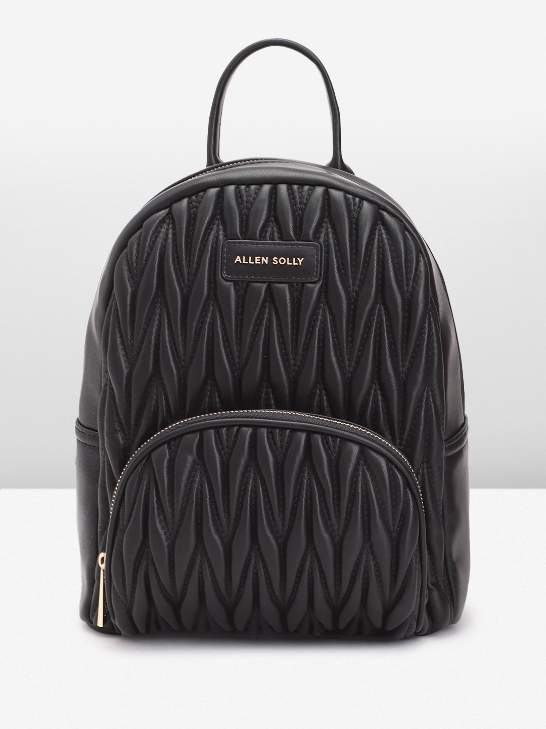 

Allen Solly Women Textured Backpack, Black