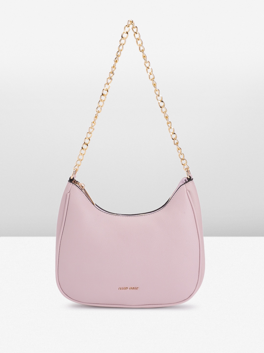 

Allen Solly Women Solid Hobo Bag, Lavender