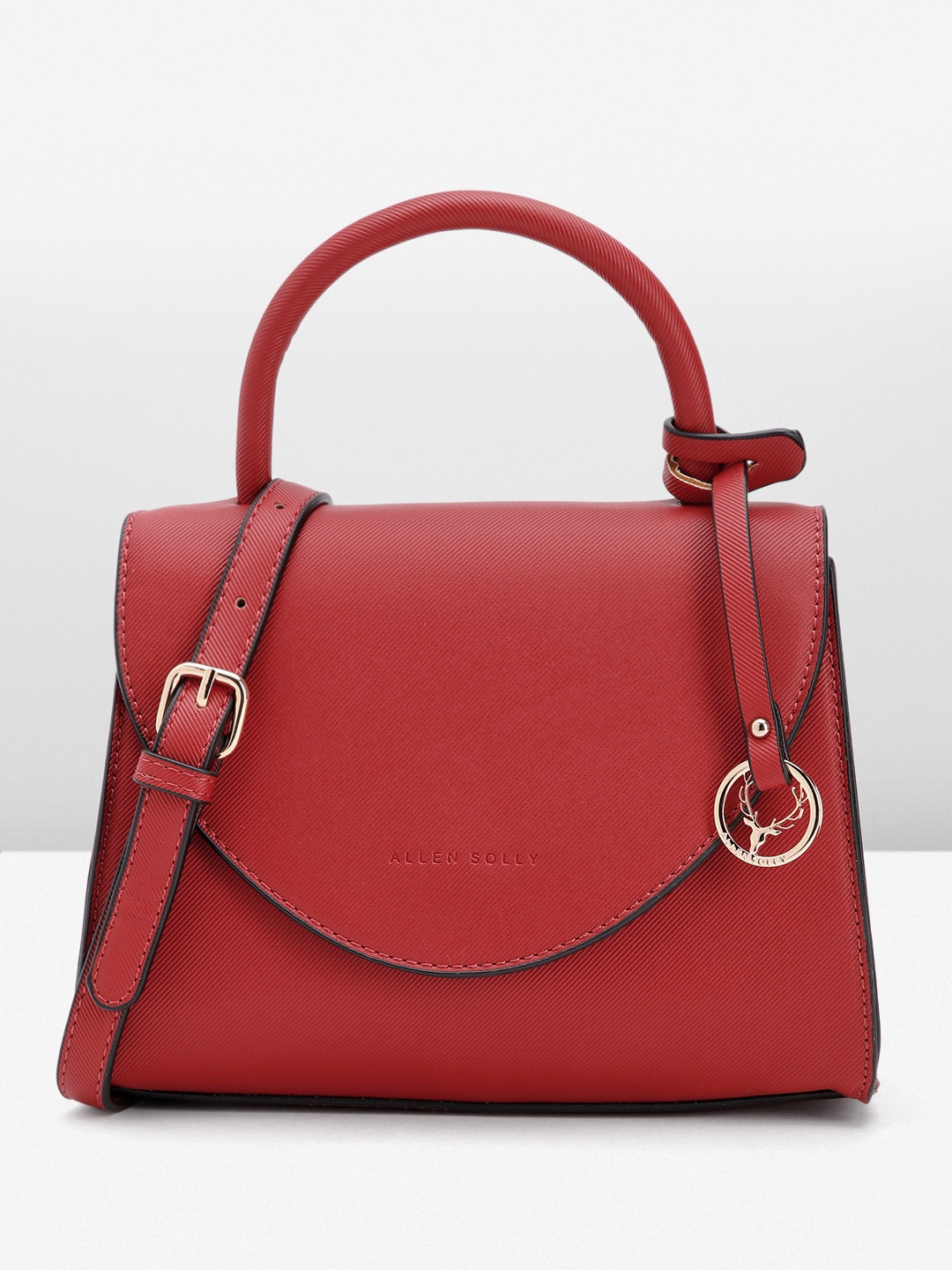 

Allen Solly Women Solid Satchel, Red