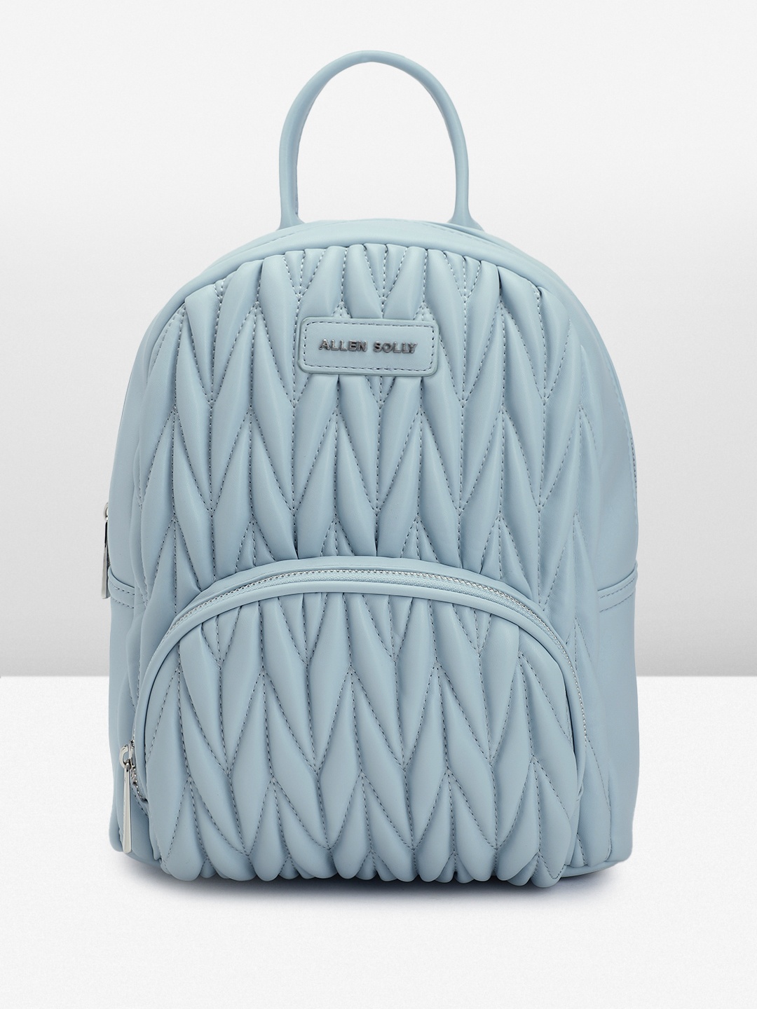 

Allen Solly Women Textured Backpack, Blue