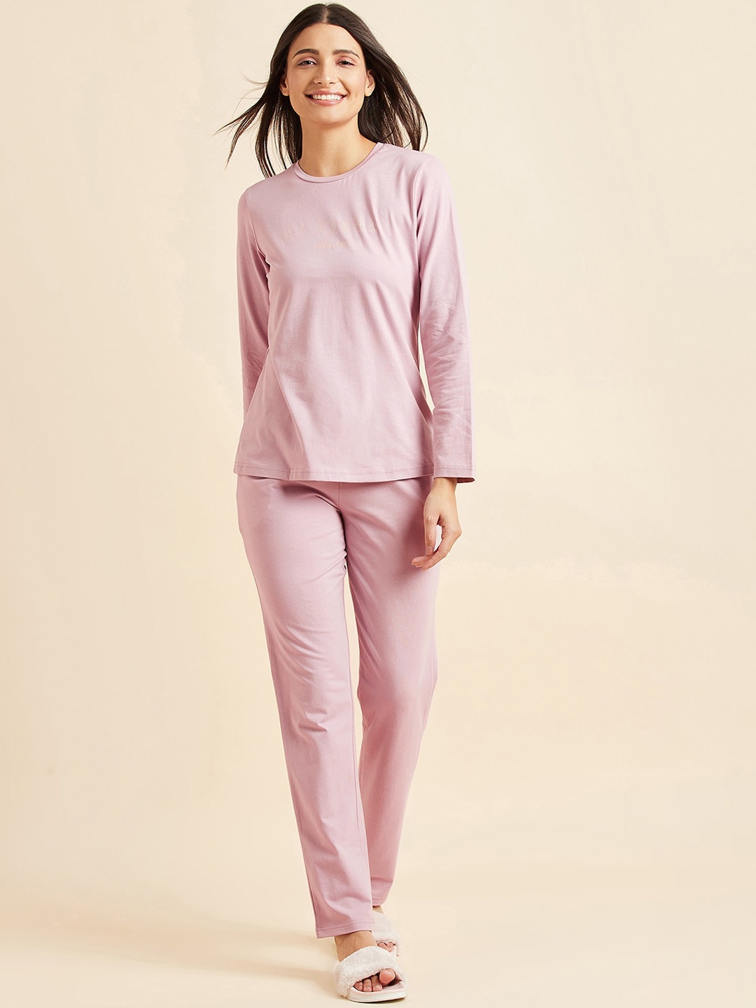 

Sweet Dreams T-Shirt And Pyjama Night Suit, Pink