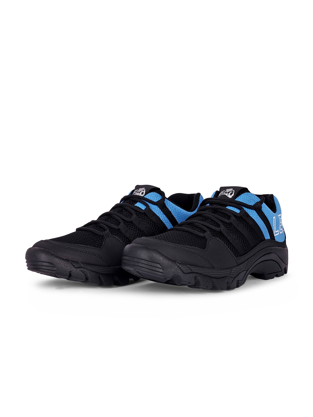 

Leo's Fitness Shoes Men Mesh Antimicrobial Trekking Shoes, Navy blue