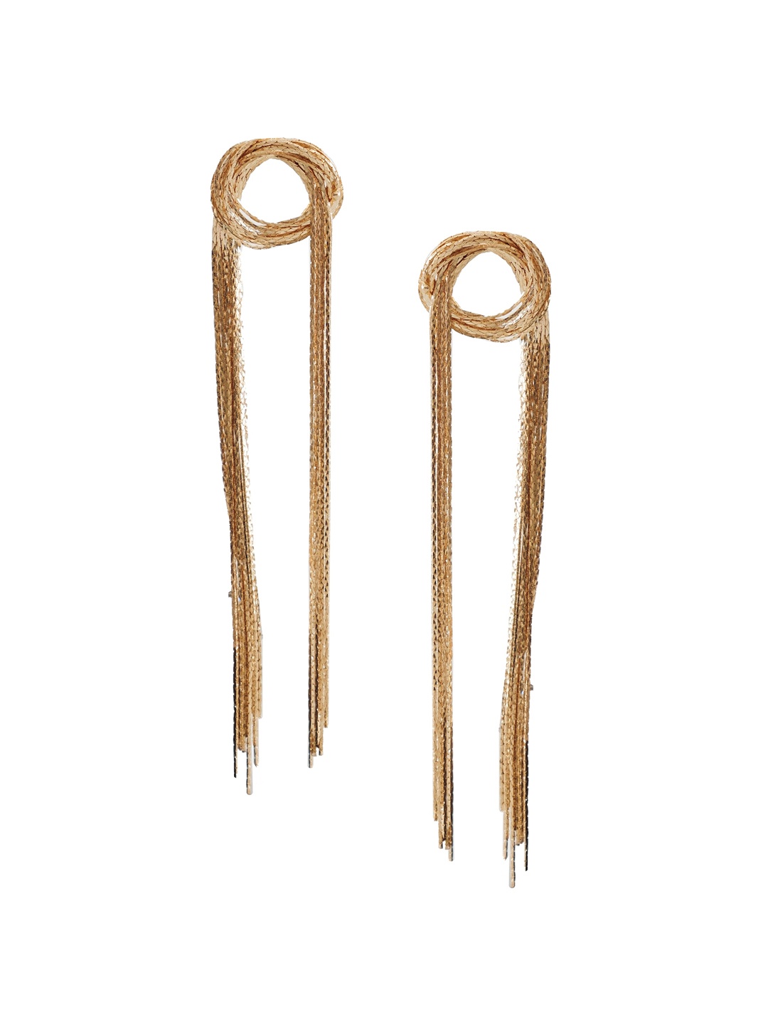 

CHOKORE Contemporary Drop Earrings, Gold