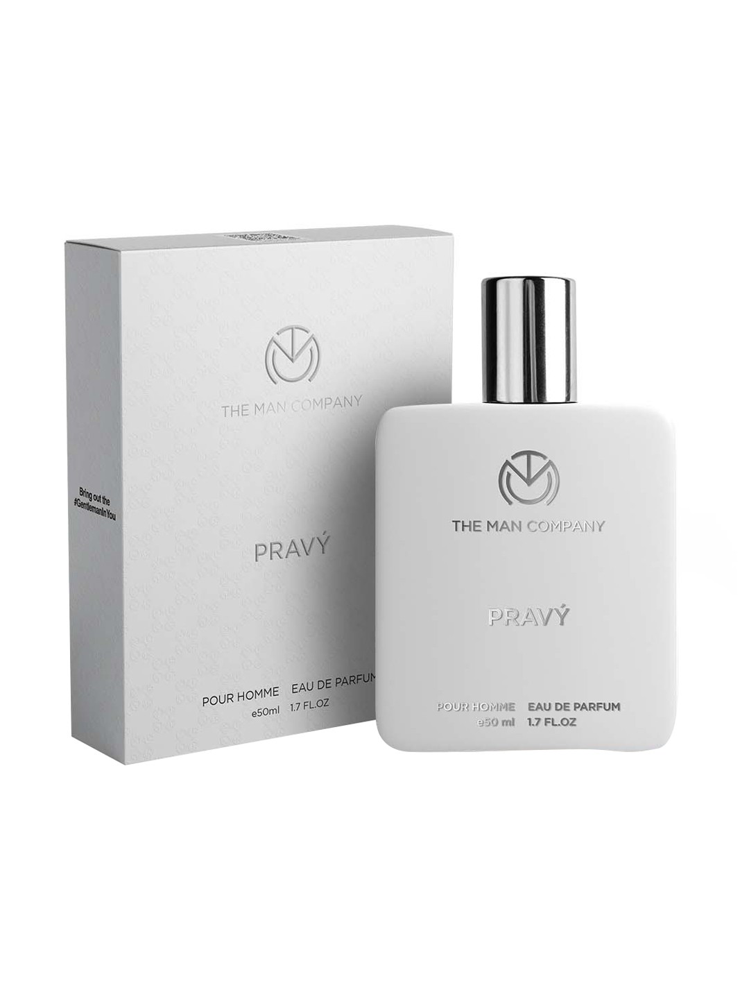 

THE MAN COMPANY Pravy Long Lasting Eau De Parfum - 50ml, White