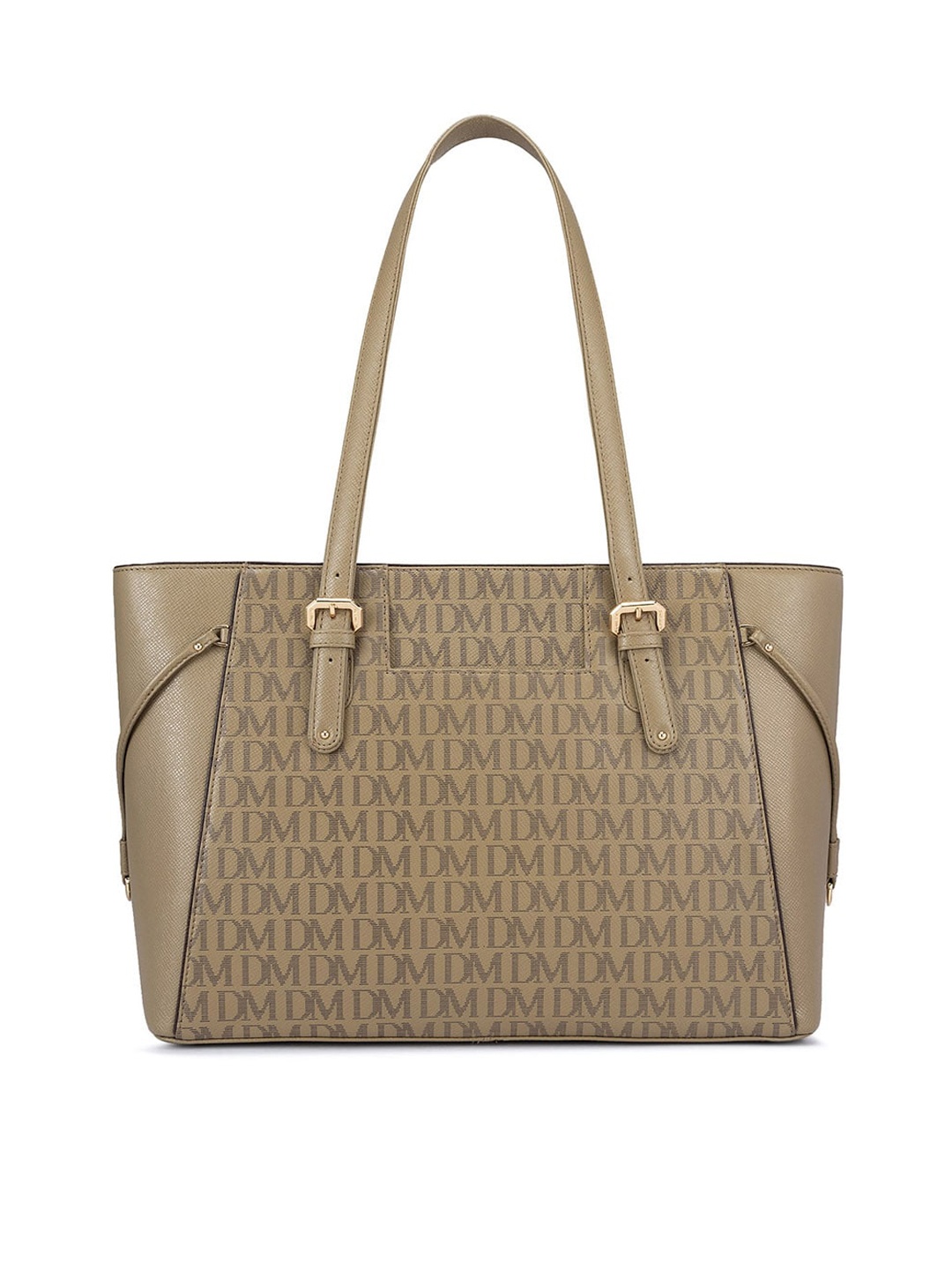 

Da Milano Textured Leather Structured Shoulder Bag, Green