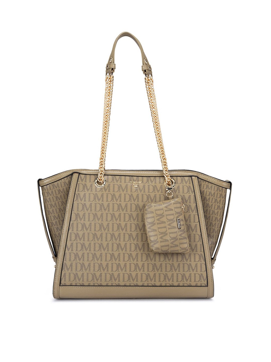 

Da Milano Leather Swagger Shoulder Bag with Quilted, Green