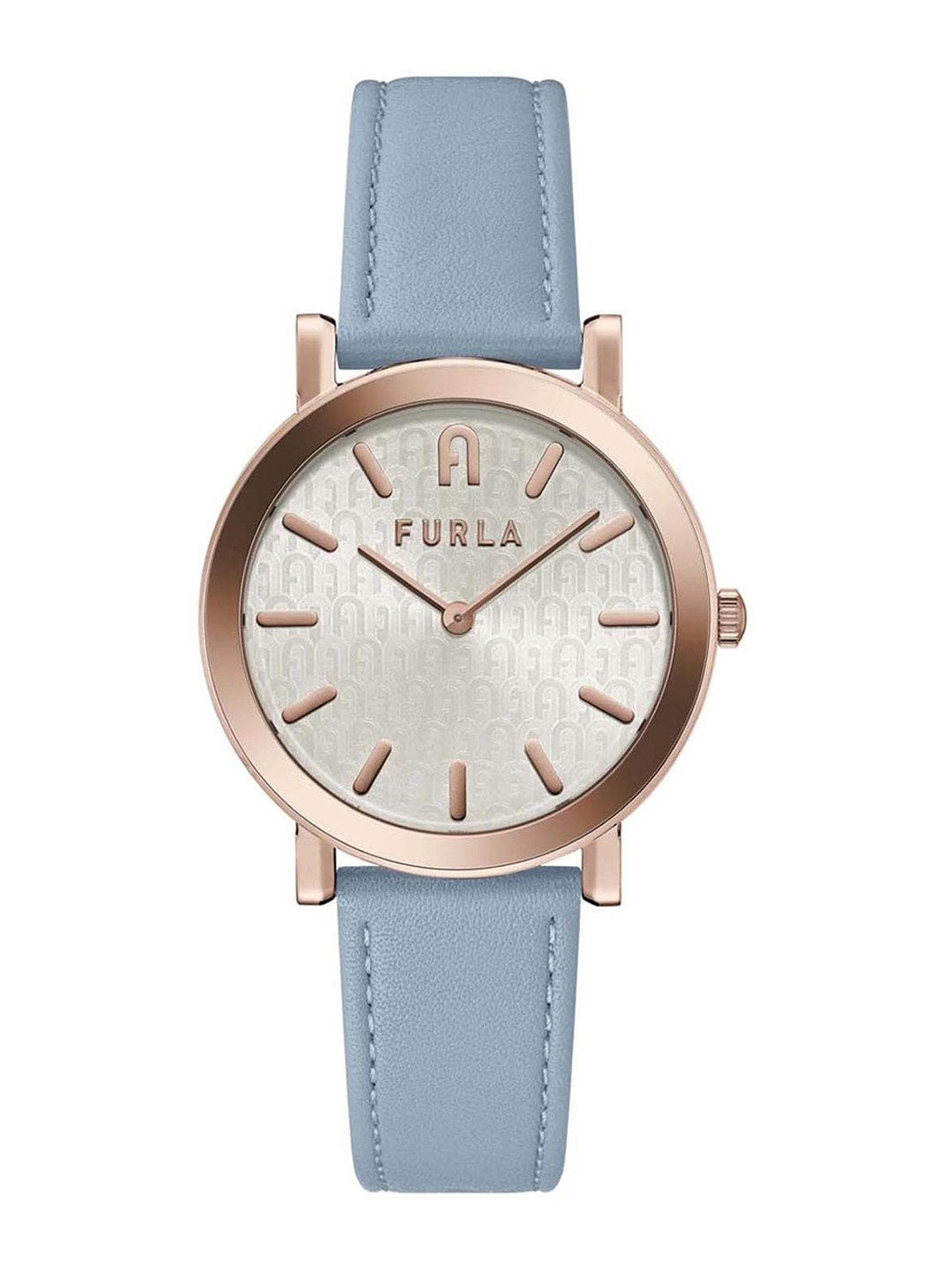 

Furla Printed Dial Leather Straps Analogue Watch WW00003005L3, White