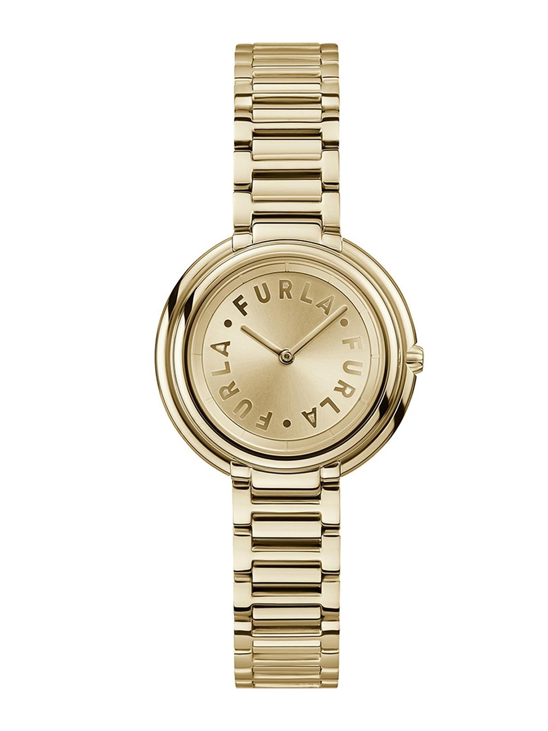 

Furla Women Round Dial Water Resistant Analogue Watch-WW00032005L2-Gold