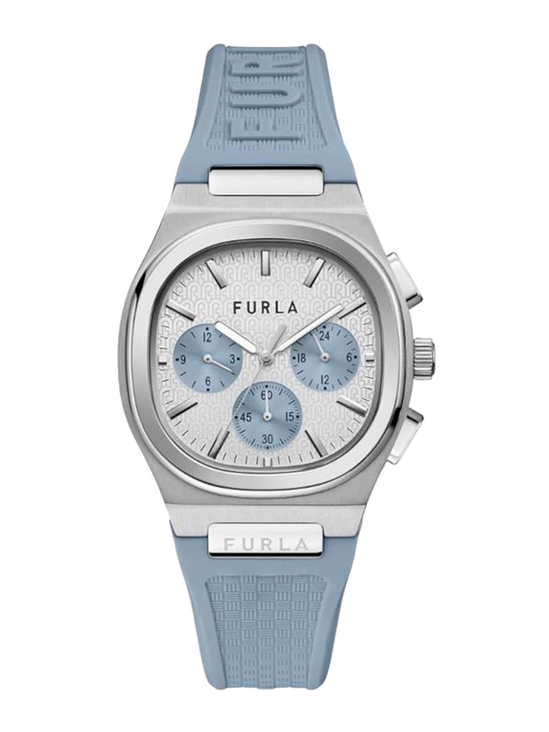 

Furla Women Textured Brass Dial & Straps Analogue Watch WW00036001L1, White
