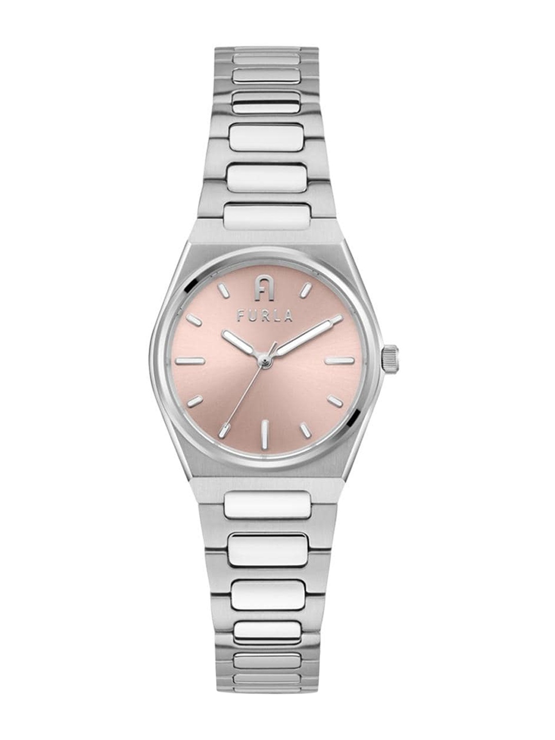 

Furla Women Textured Dial & Bracelet Style Analogue Watch WW00020011L1, Pink