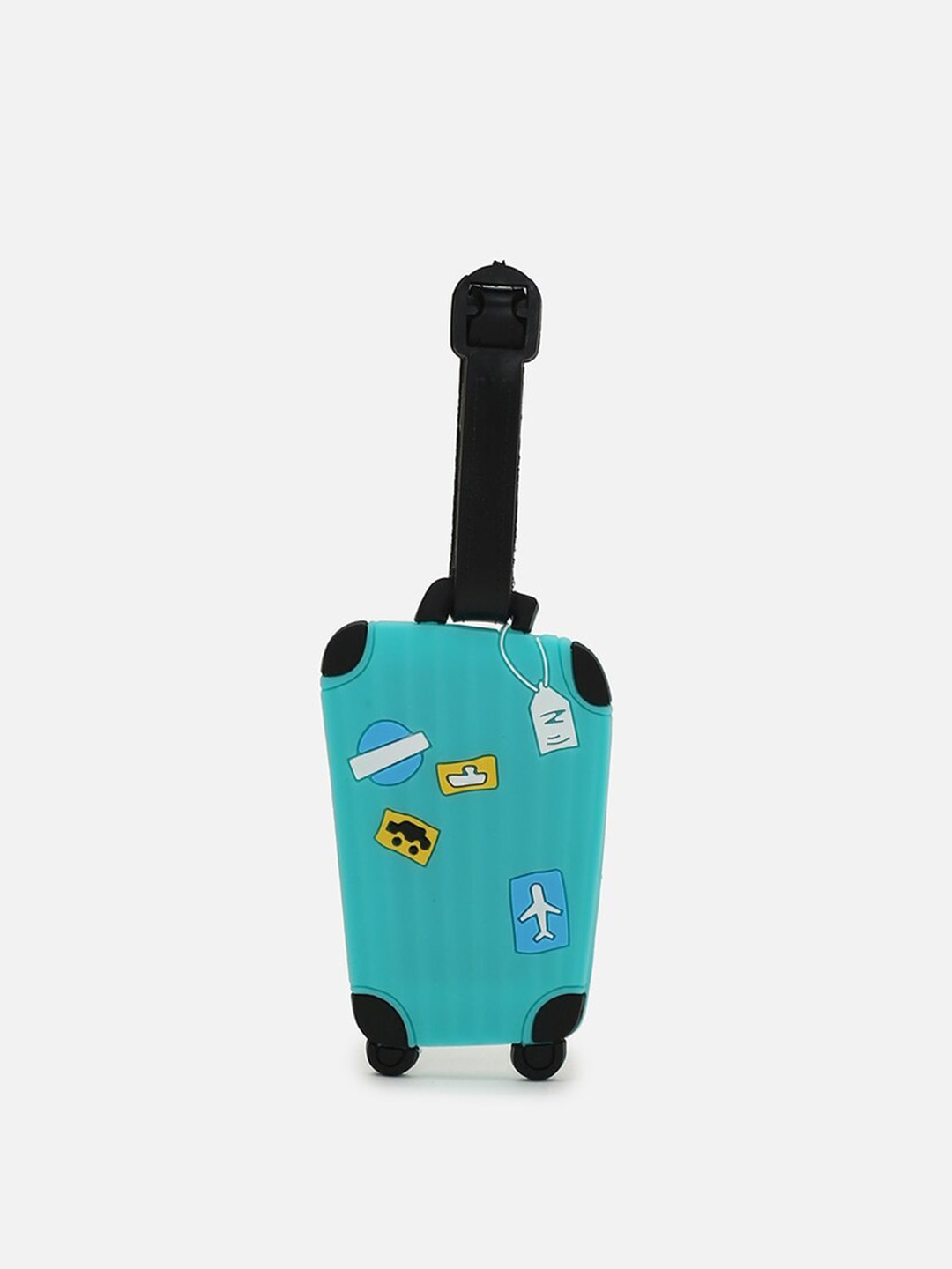 

FOREVER 21 Graphic-Printed Luggage Name Tag, Blue