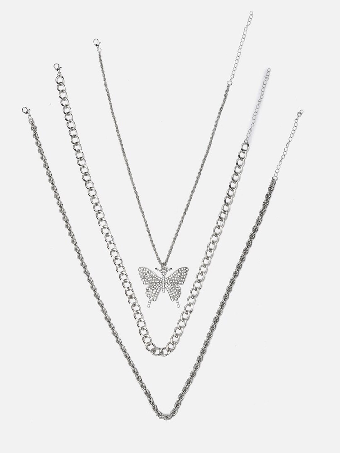 

FOREVER 21 Minimal Necklace, Silver