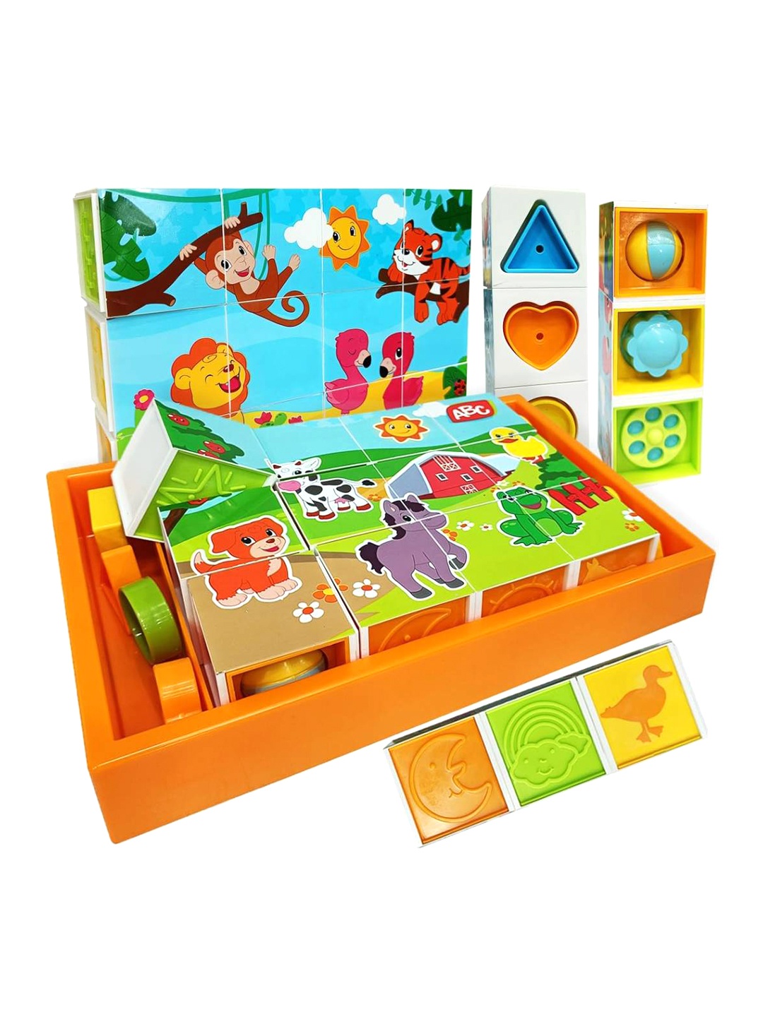 

Simba Kids Animal-Printed Jigsaw Puzzle, Green