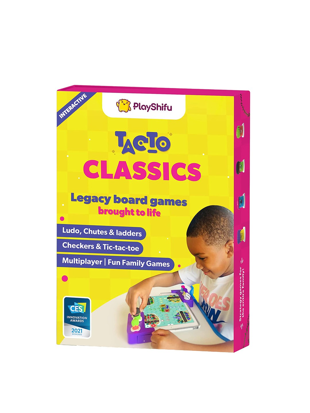 

Playshifu Kids Tacto Classics Kit & App Board Games, Yellow