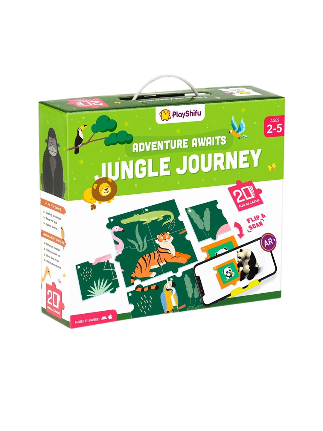 

Playshifu Kids Animals Of The Jungle, Green