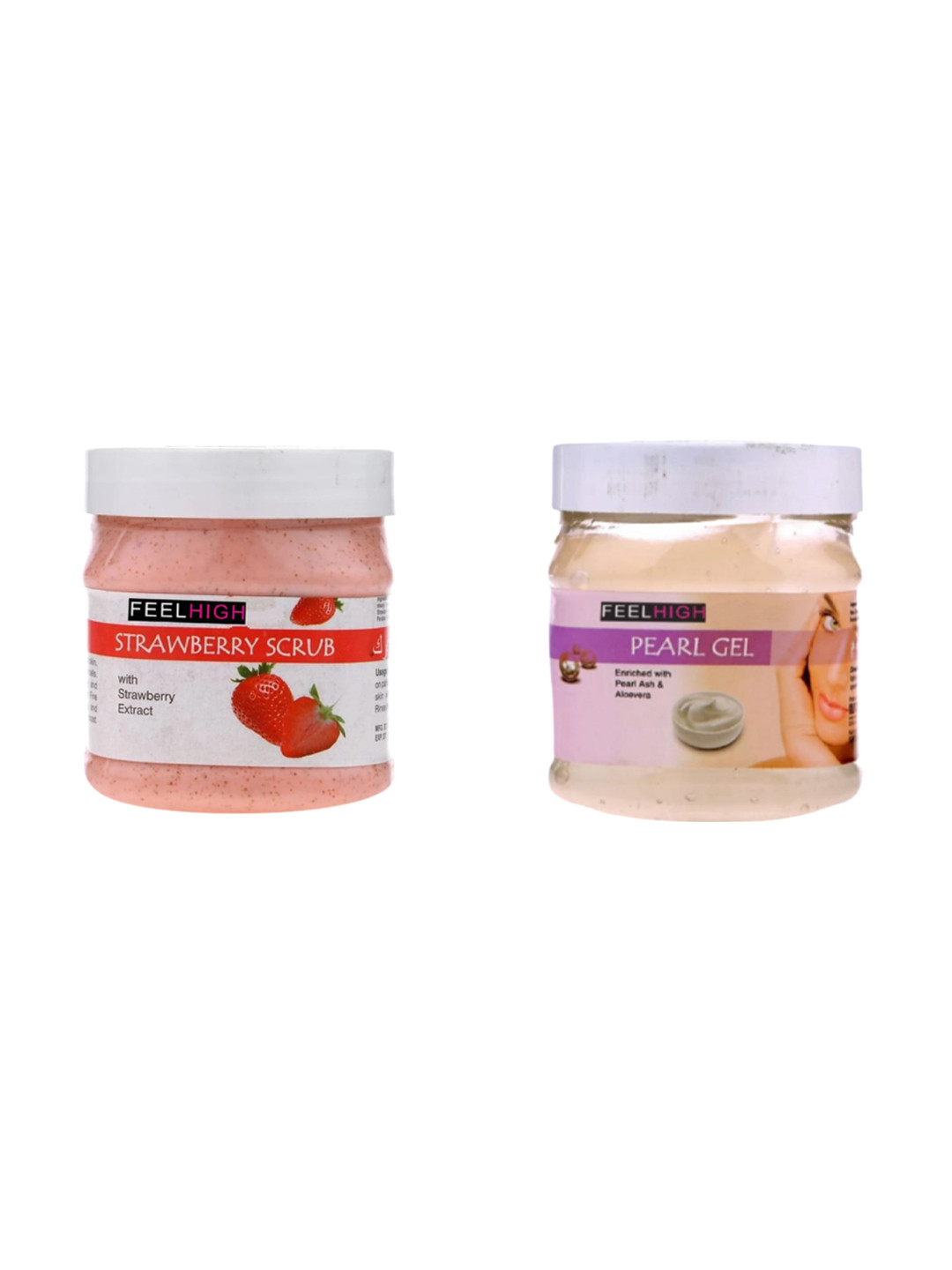 

FEELHIGH Strawberry Scrub & Pearl Gel, Multi