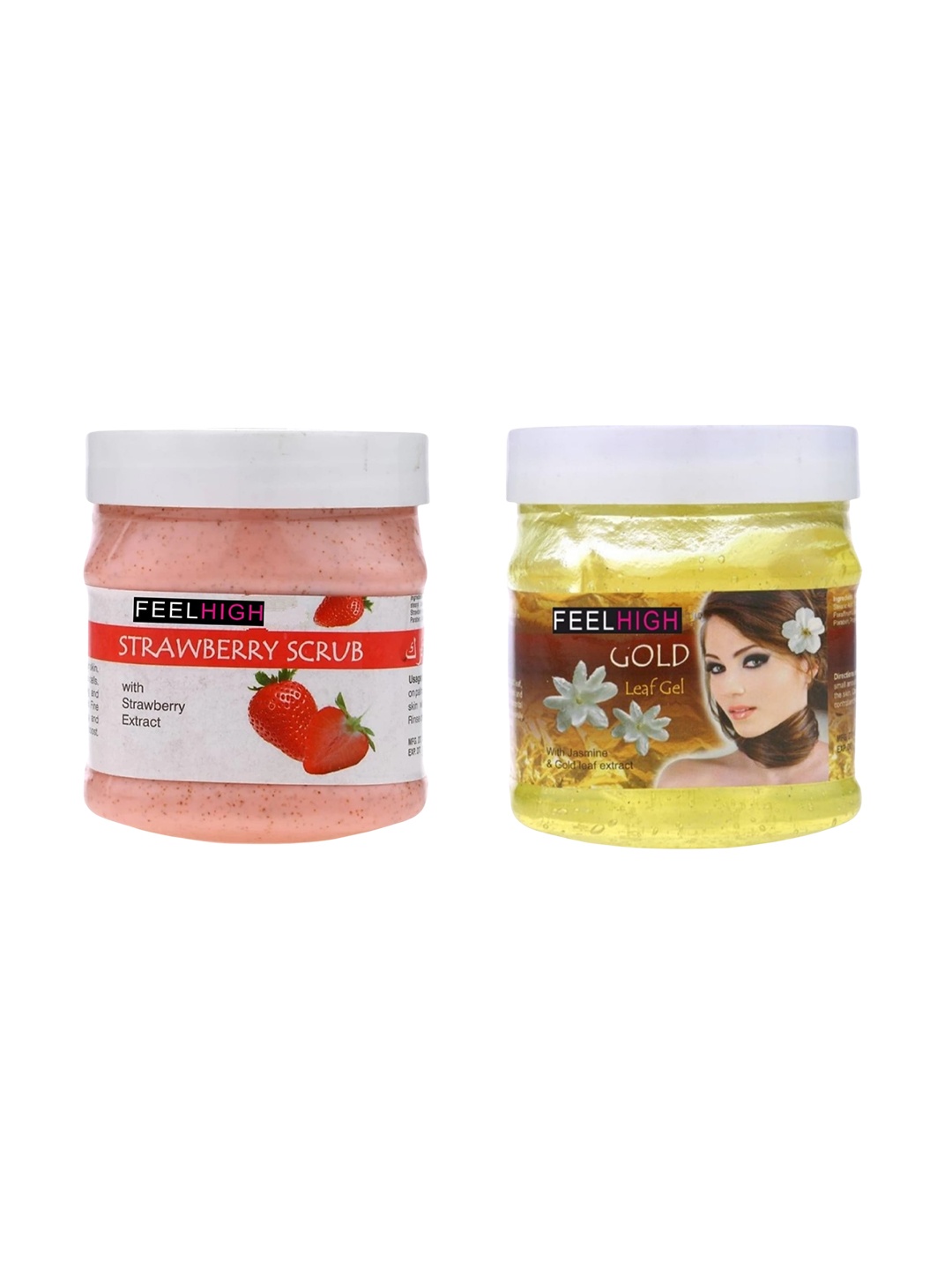 

FEELHIGH Strawberry Scrub & Gold Gel, Multi
