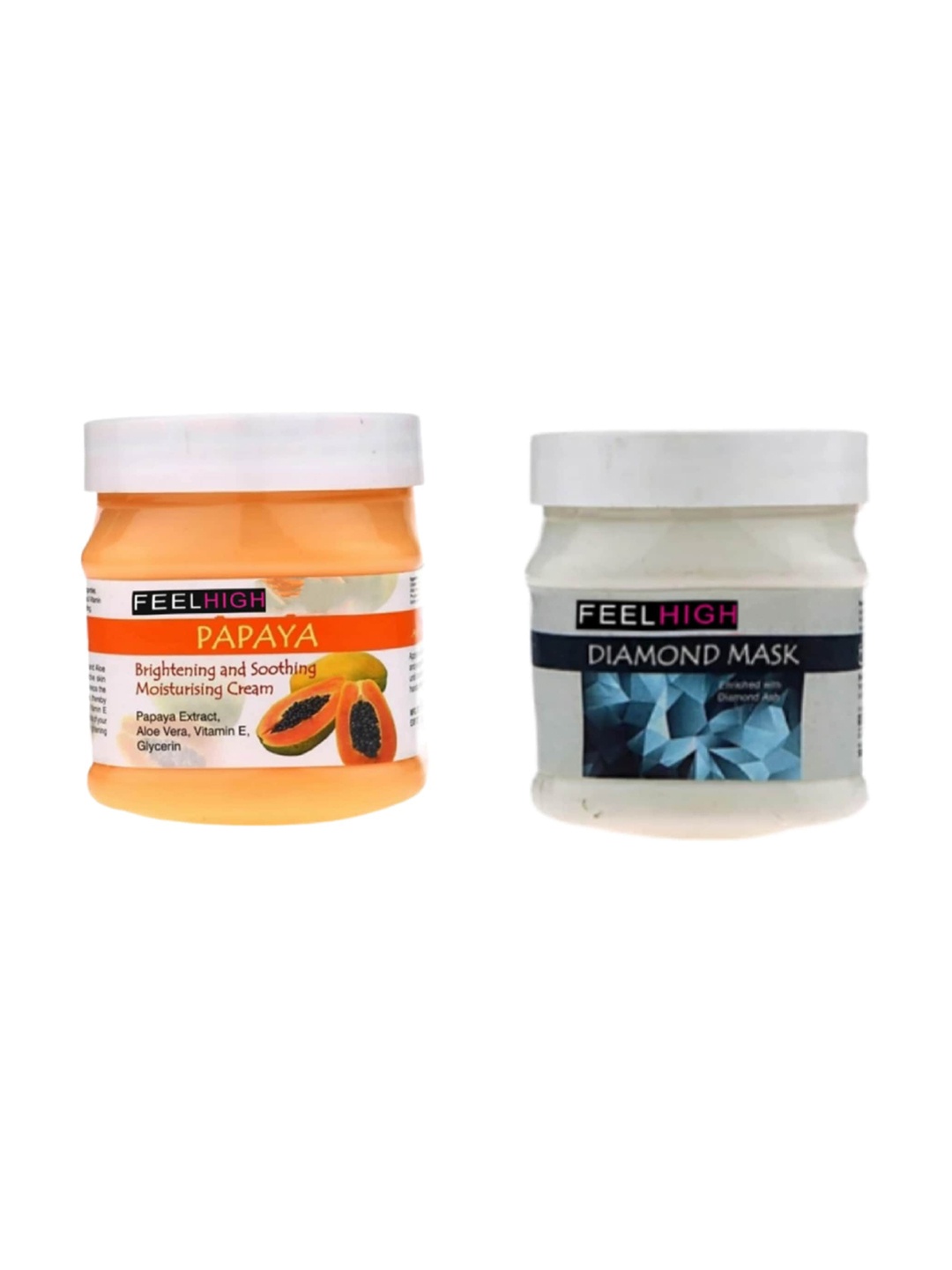 

FEELHIGH Papaya Face Cream & Diamond Face Mask 1000gm, Multi