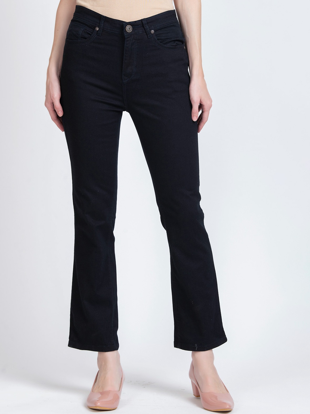 

urSense Women Mid-Rise Clean Look Jeans, Blue