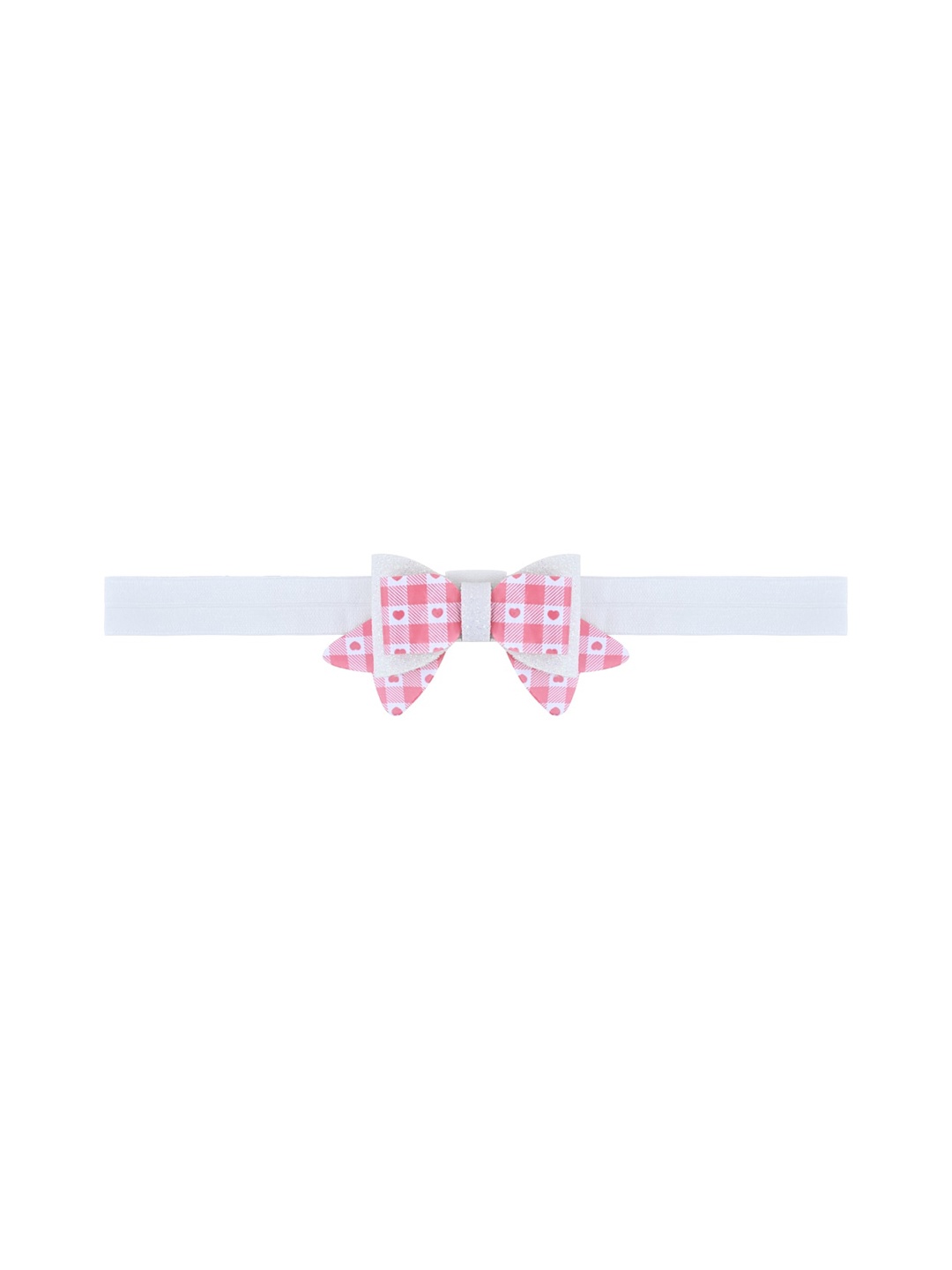 

Aye Candy Girls Printed Bow Headband, White