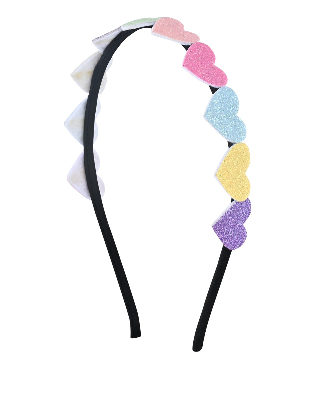 

Aye Candy Girls Heart Shape Embellished Hairband, Pink