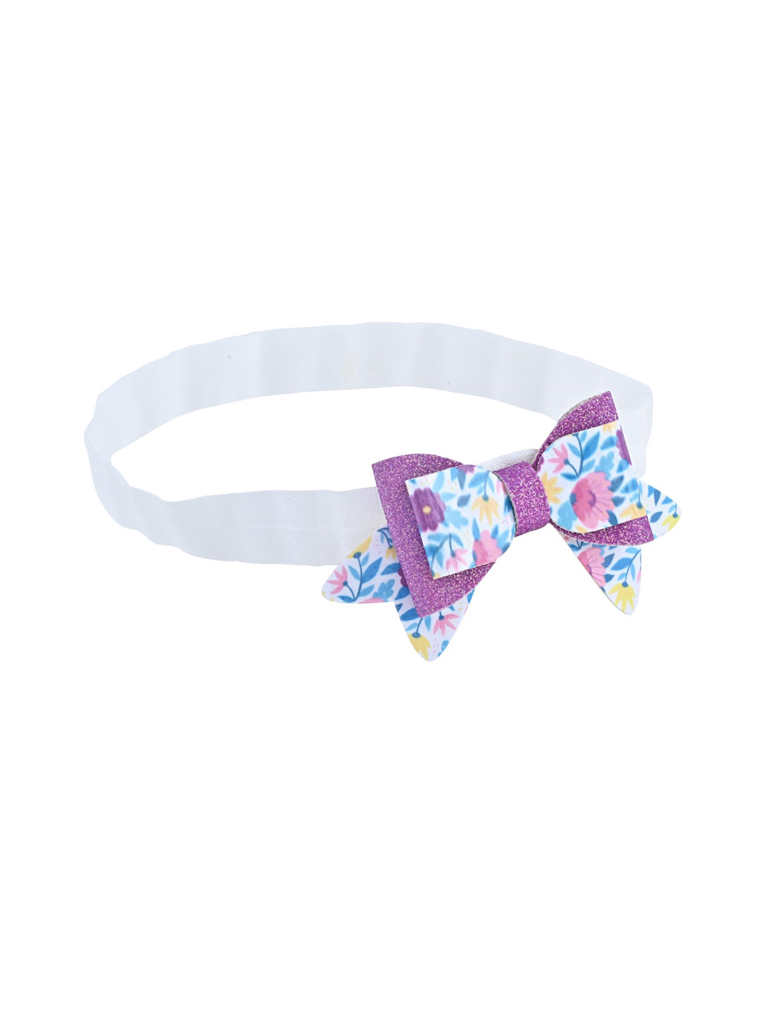 

Aye Candy Girls Floral Bow Headband, Purple