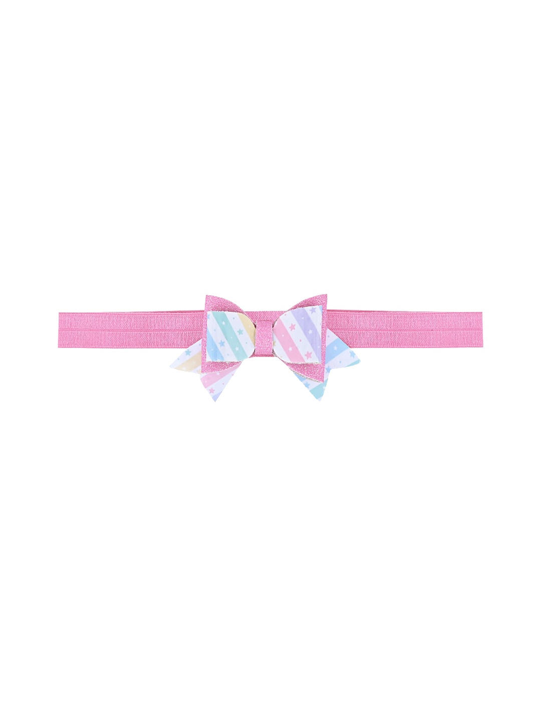 

Aye Candy Girls Printed Bow Hairband, Pink