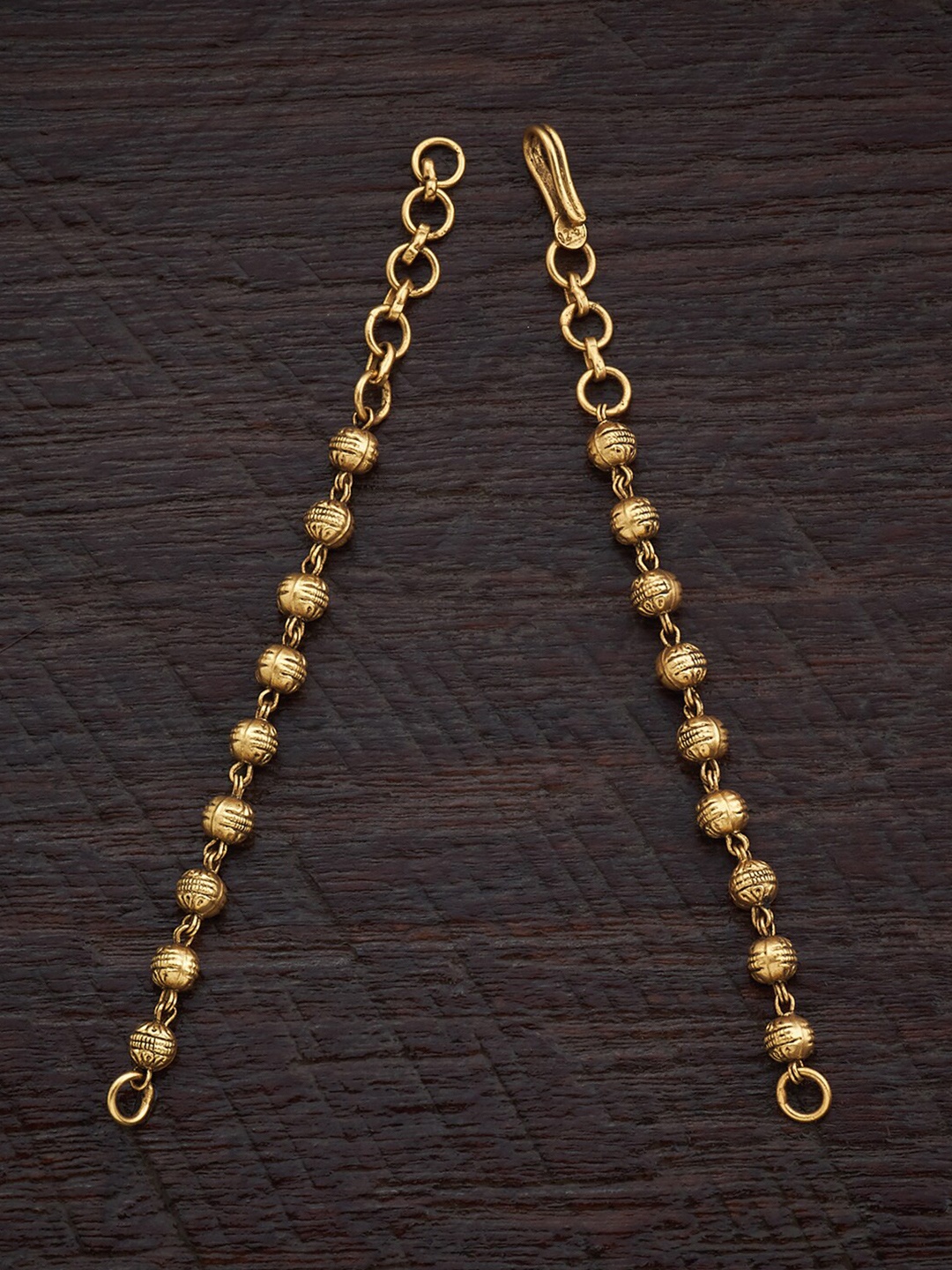 

Kushal's Fashion Jewellery 92.5 Pure Silver Gold-Plated Extra Chain