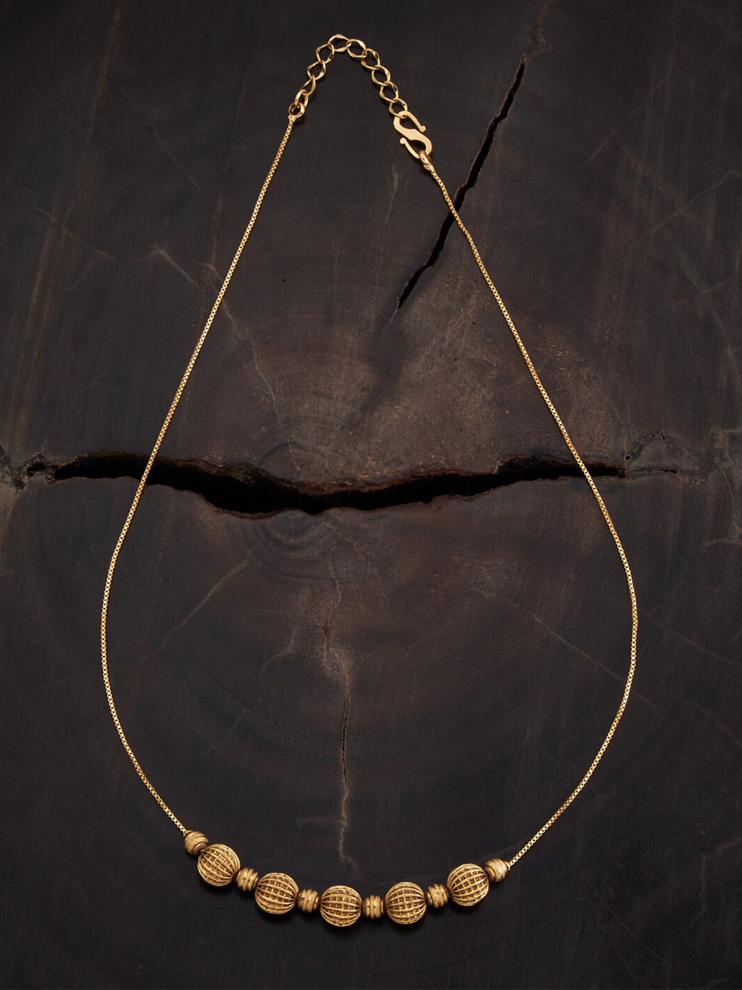 

Kushal's Fashion Jewellery Gold Plated Minimal Chain