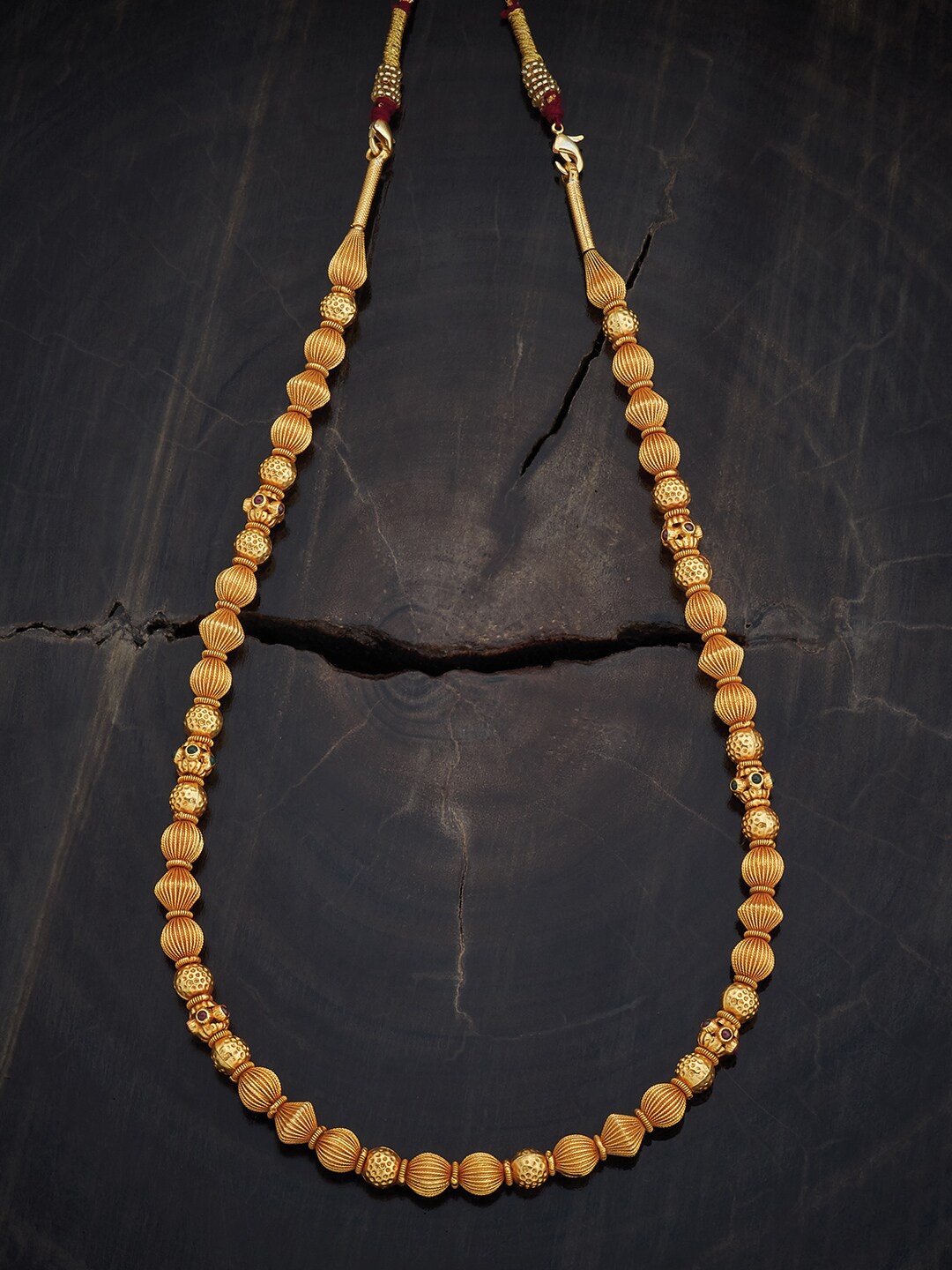 

Kushal's Fashion Jewellery Gold-Toned Silver Necklace