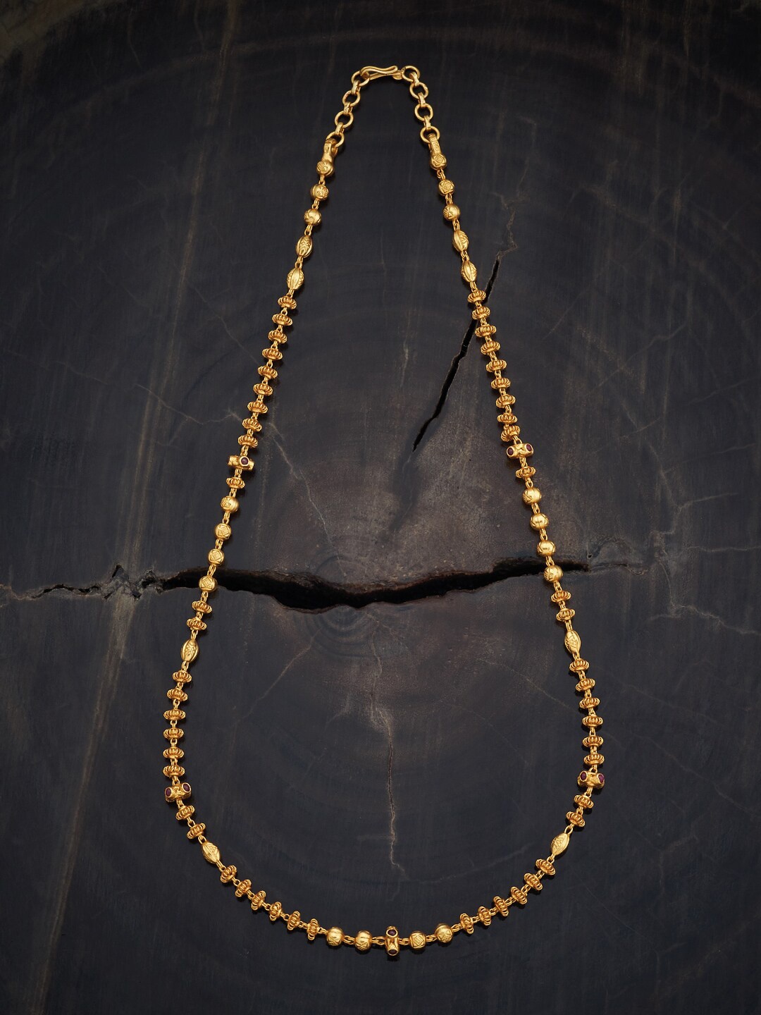 

Kushal's Fashion 92.5 Pure Silver Necklace, Gold