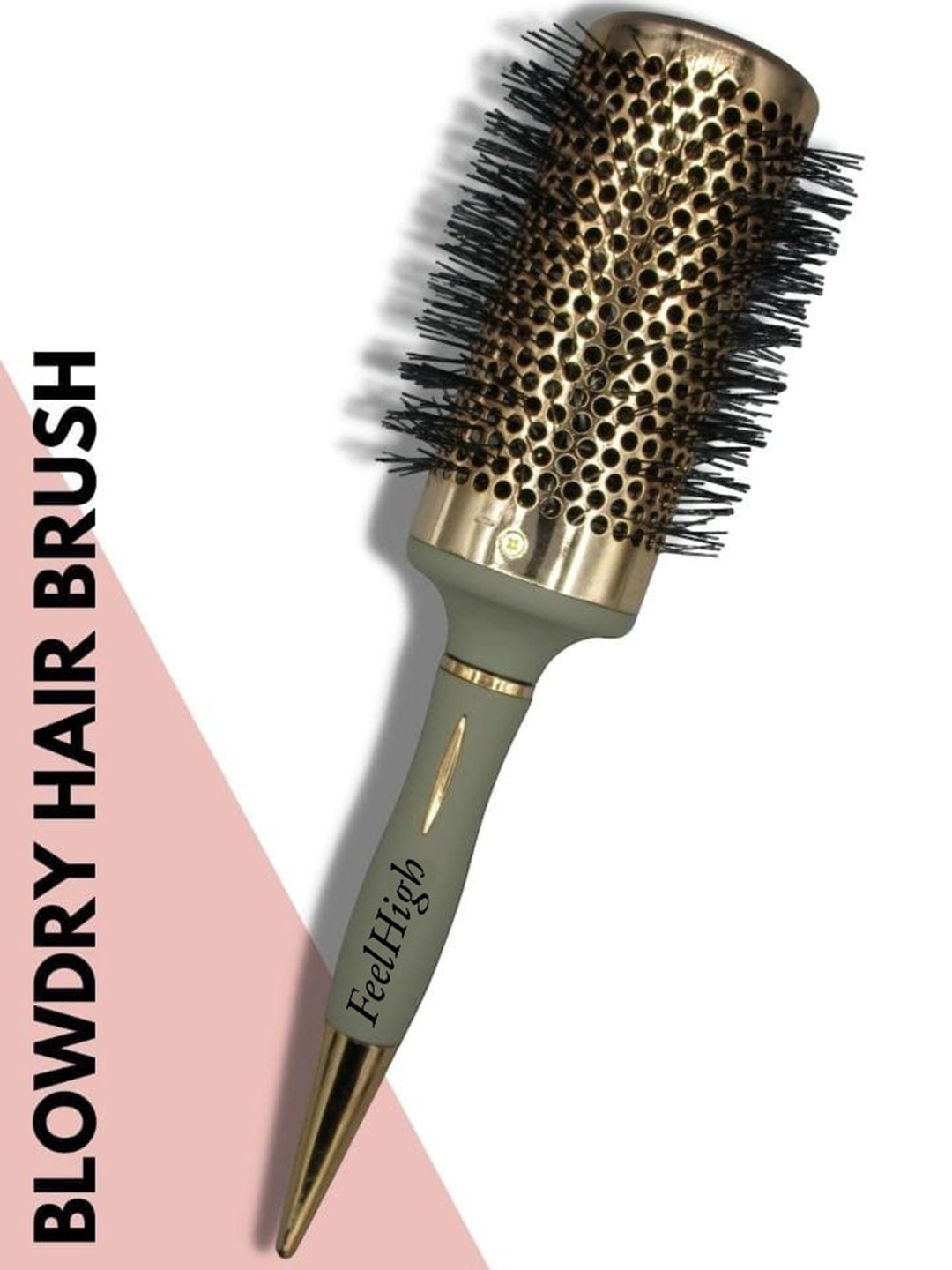 

FEELHIGH Professional Blow Dry Hair Brush - -53mm, Grey