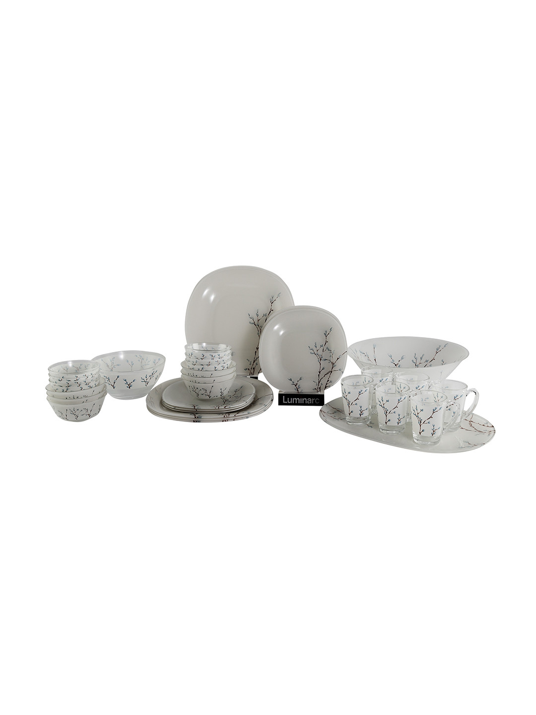 

Luminarc Hana White Neo Carina 33 Pc Dinner Set