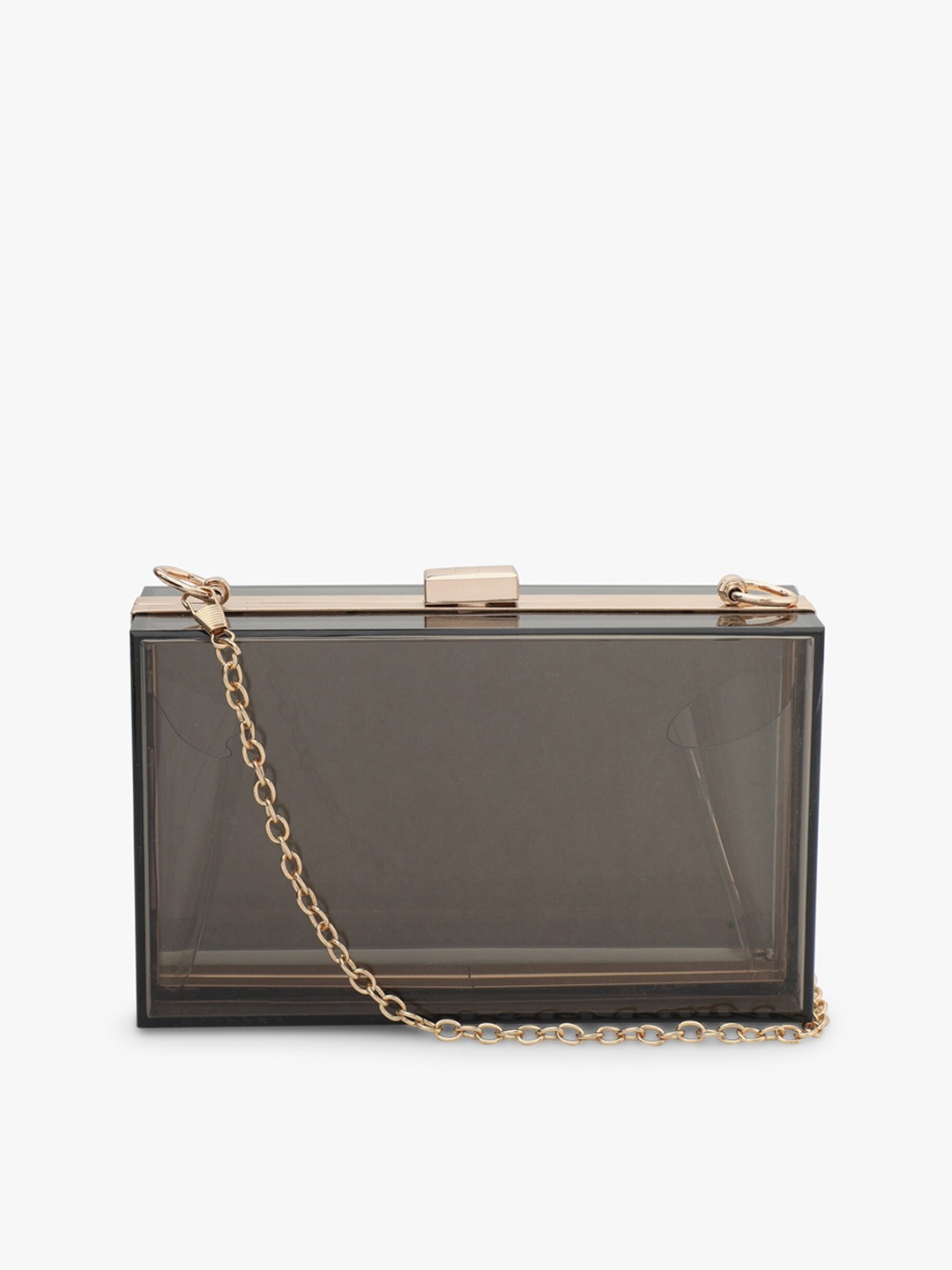 

PELLE LUXUR PU Structured Handheld Bag, Black