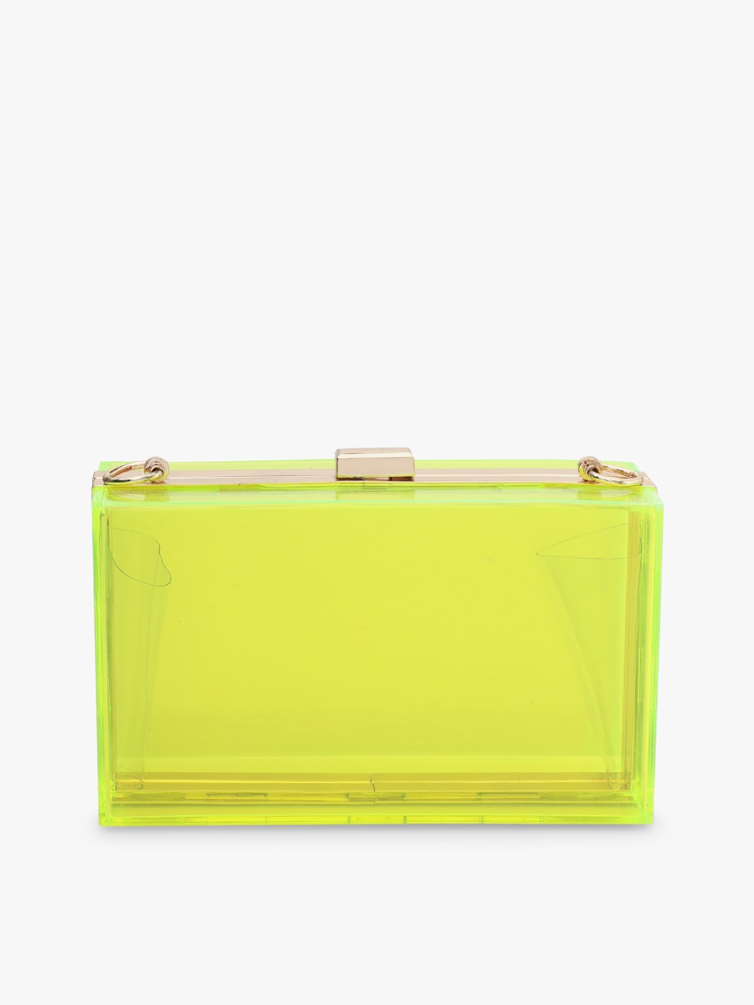 

PELLE LUXUR Structured Satchel, Fluorescent green