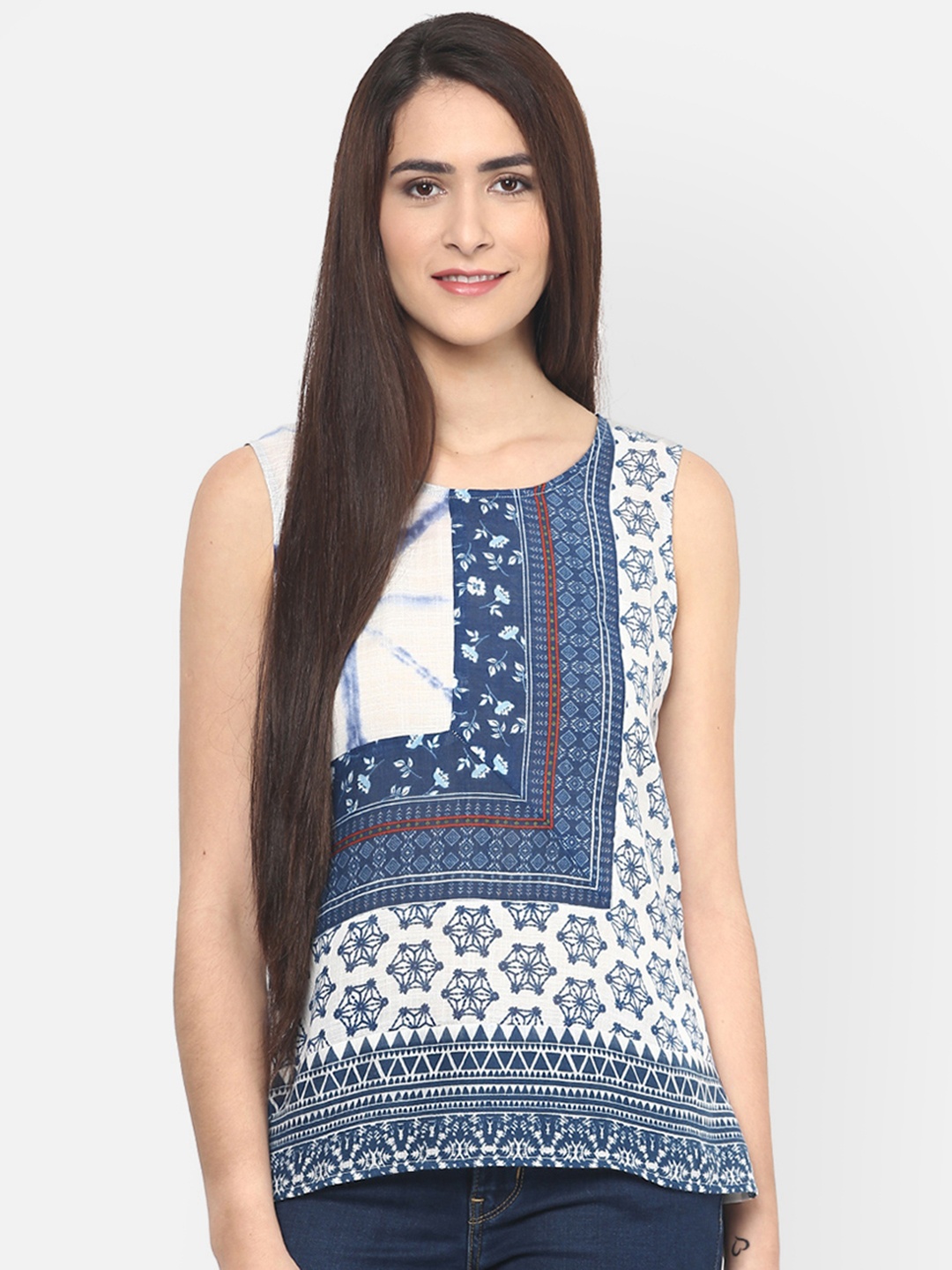 

Fusion Beats Blue Print Top