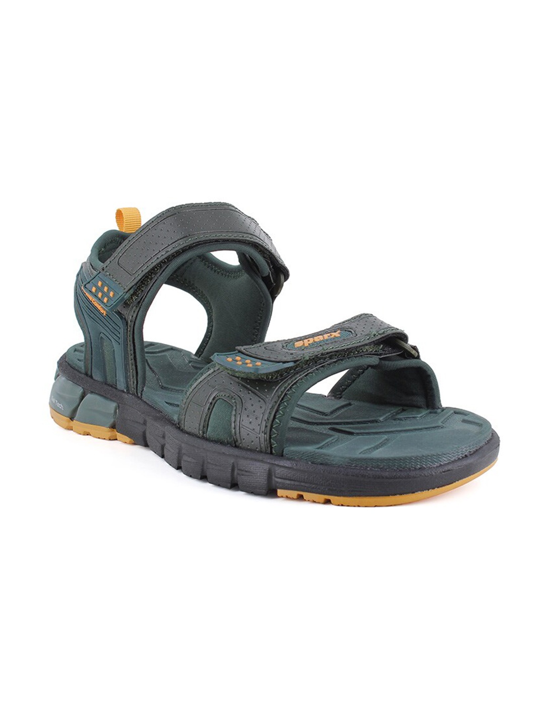 

Sparx Men Textured Sports Sandals, Teal