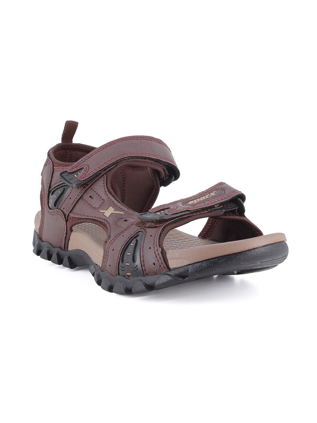 

Sparx Men Textured Sports Sandals, Brown