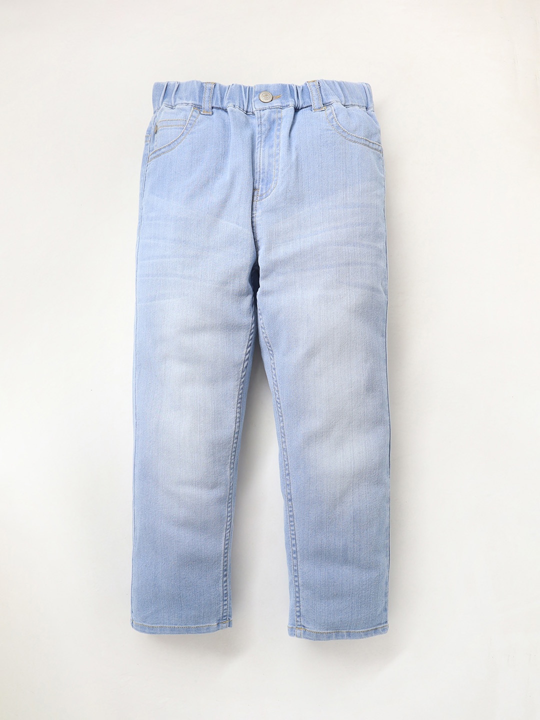 

Cherry Crumble Kids Regular Fit Mid-Rise Clean Look Jeans, Blue