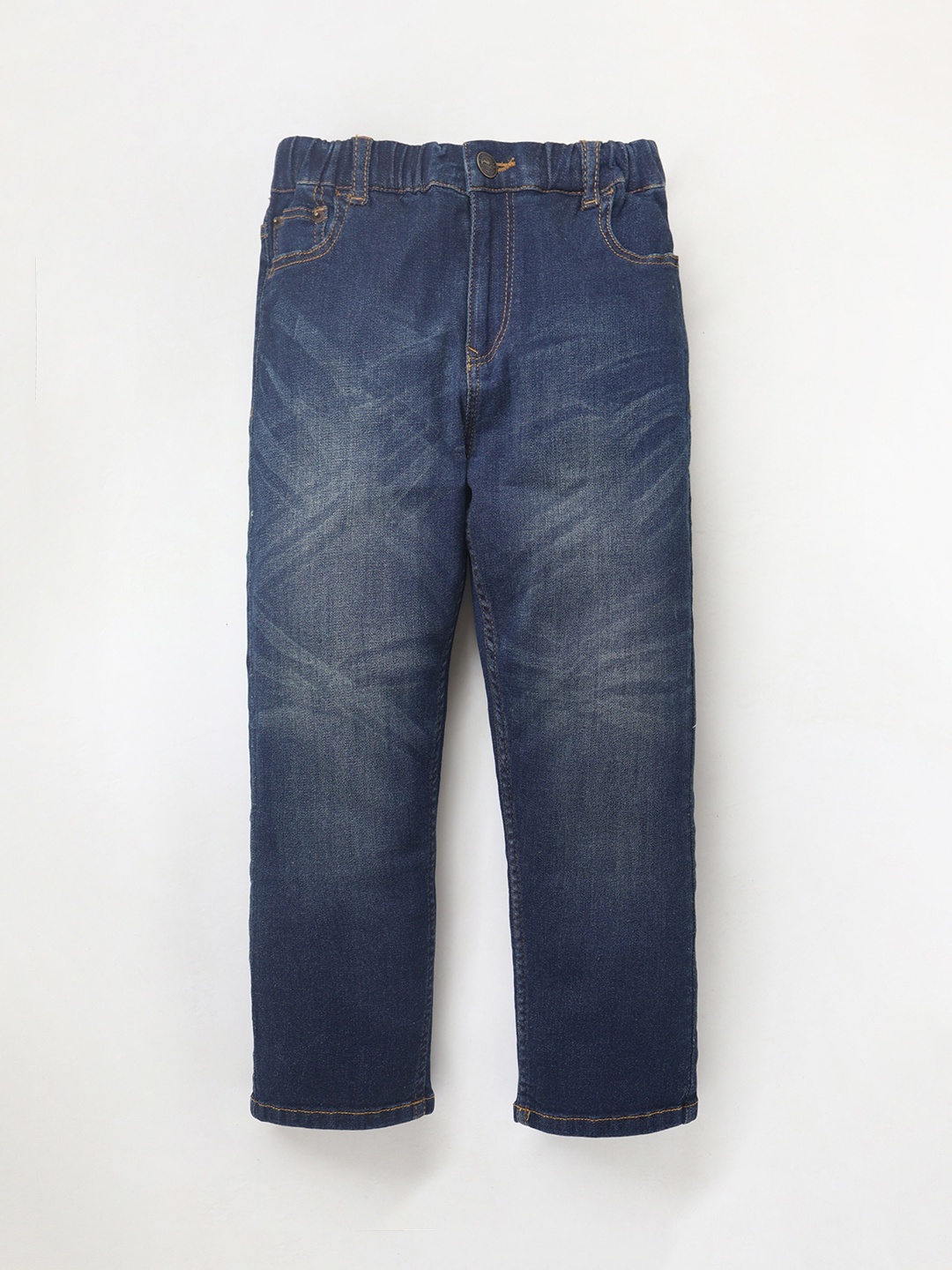 

Cherry Crumble Kids Regular Fit Mid-Rise Clean Look Jeans, Blue