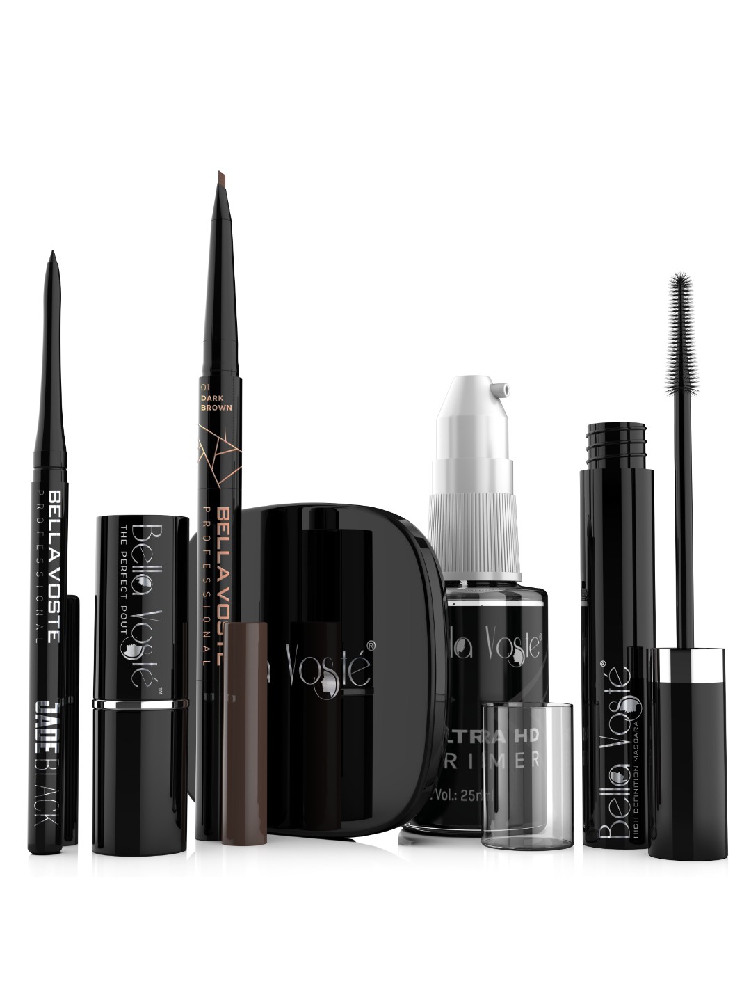 

Bella Voste Proffesional 9 to 5 From Desk To Diva Beauty Kit with Red Matte Lipstick