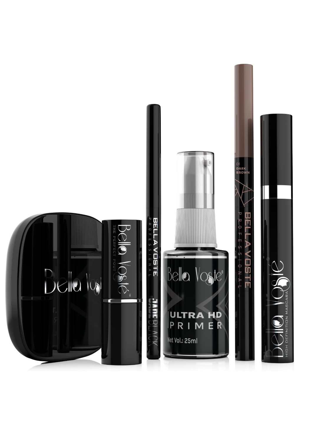 

Bella Voste Proffesional 9 to5 Beauty Kit with Peach Matte Lipstick
