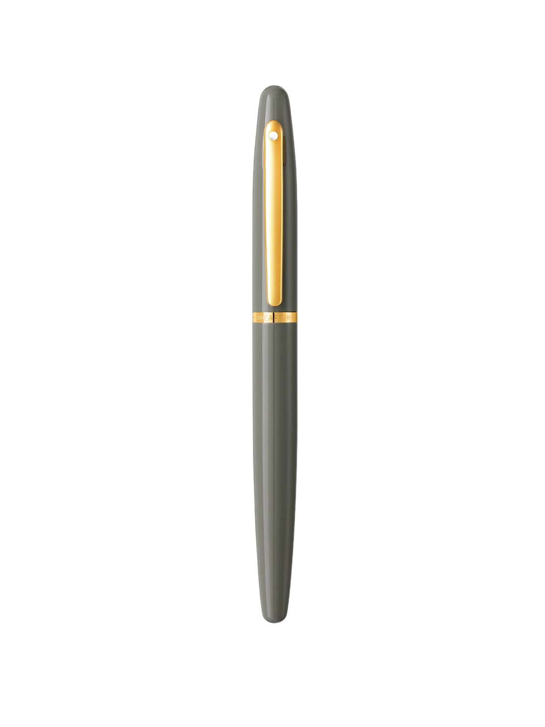 

Sheaffer Light Grey with Gold Toned Trim E9427 VFM Medium Nib Fountain Pen