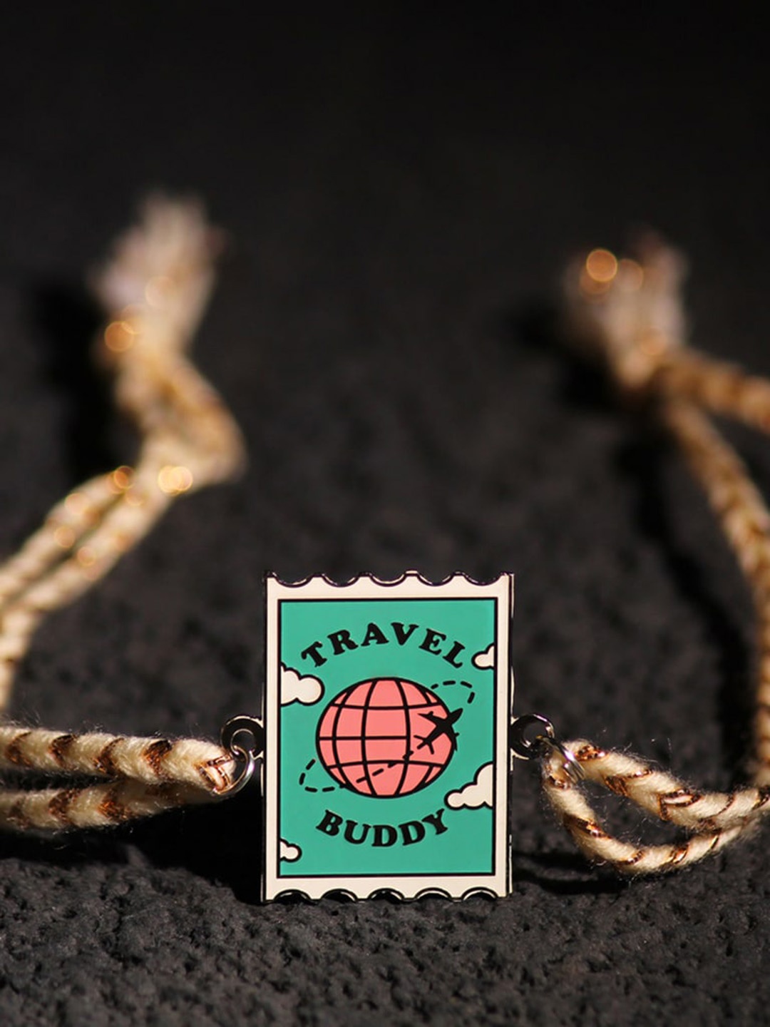 

Bigsmall Travel Buddy Charm Rakhi, Green